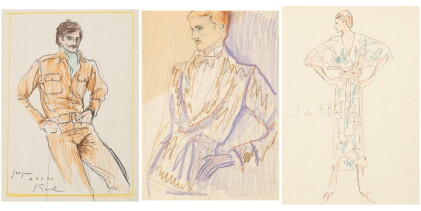 Catalog image of Three portraits of Jacques de Bascher | Three portraits de Jacques de Bascher
