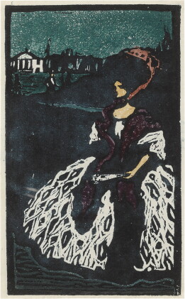 Catalog image of Dame mit Fächer (Roethel 2)