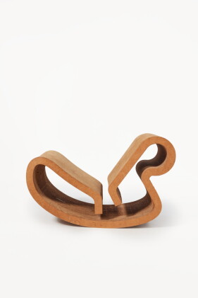 Catalog image of Frank Gehry, "Easy Edges" Rocking Chair
