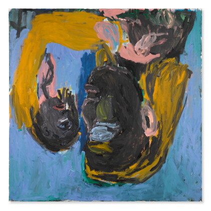 Catalog image of georg baselitz | mutter und kind (mother and child)