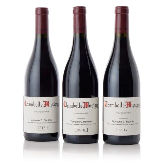 View 1 of Lot 9369: Chambolle Musigny "Vertical" Domaine Georges Roumier (3 BT)