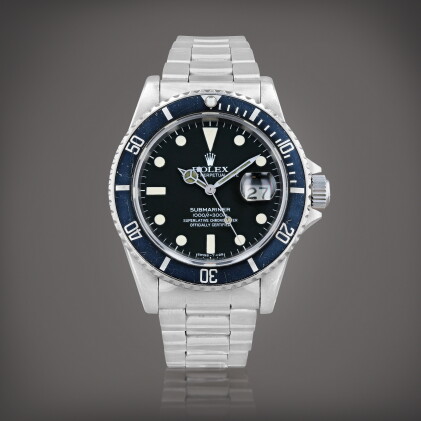 Catalog image of Submariner, reference 16800 Montre bracelet en acier avec date | Stainless stee…