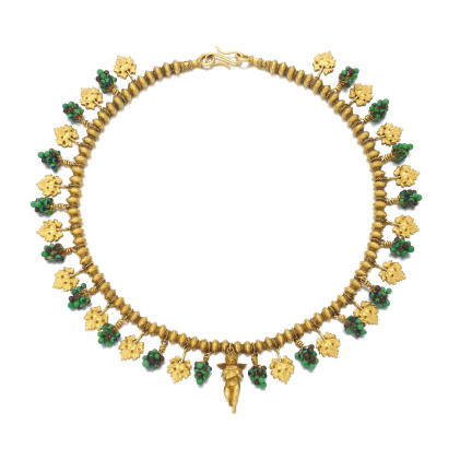 Catalog image of Gold and vitrum pastae necklace| Collana in oro e paste vitree 1880