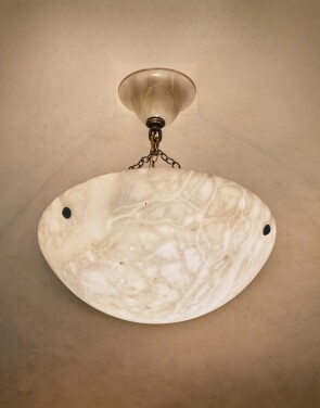 View 1 of Lot 454: French Art Deco Ceiling Light