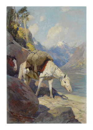 Catalog image of frank tenney johnson | the old gray mare