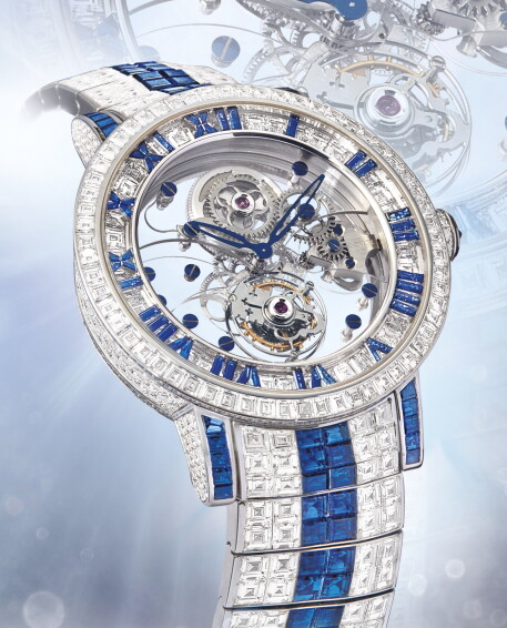 A MAGNIFICENT AND ELEGANT LIMITED EDITION WHITE GOLD, DIAMOND AN
