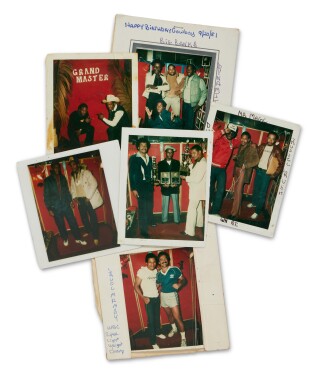 View 1 of Lot 6: Set of six polaroids taken at the legendary South Bronx Hip Hop nightclub Disco Fever, [1981]