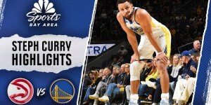 Steph Curry highlights: Watch Warriors star score 31 points in loss to Hawks | NBC Sports Bay Area