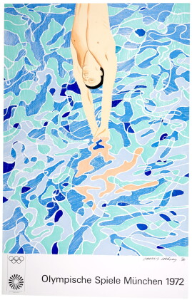 Catalog image of Diver Poster for Olympische Spiele München