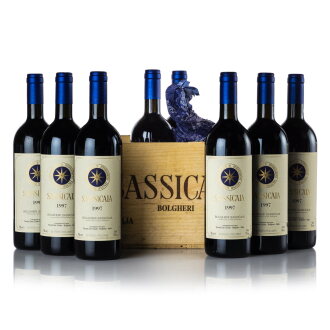 View 1 of Lot 555: Sassicaia 1997  (9 BT)