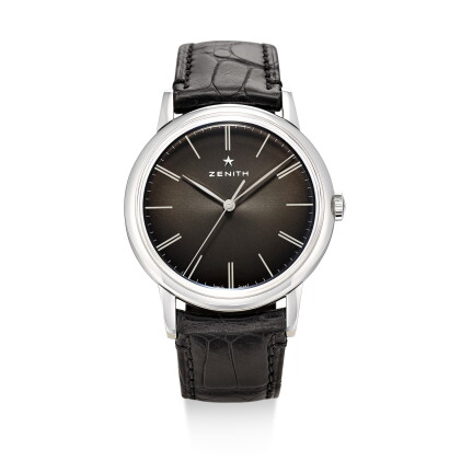 Catalog image of zenith | classic, reference 03.2290.679 a stainless steel wristwatch, circa 2016