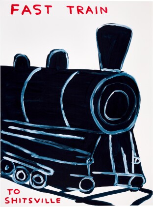 View 1 of Lot 95: Untitled (Fast Train to Shitsville)