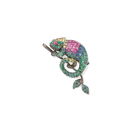 Catalog image of gem-set clip-brooch, boucheron, france