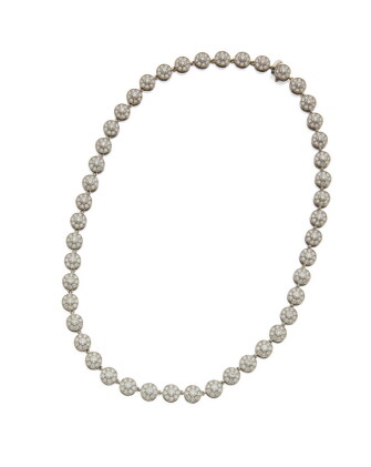 Catalog image of diamond necklace, tiffany & co., france