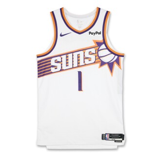 View 1 of Lot 5: Devin Booker Phoenix Suns 2025-2026 Game Worn Association Edition Jersey | Double-Double