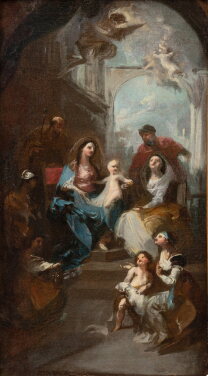 View 1 of Lot 763: Virgin and Child with Saint Anne