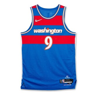 View 1 of Lot 91: Deni Avdija Washington Wizards 2021-2022 Game Worn City Edition Jersey