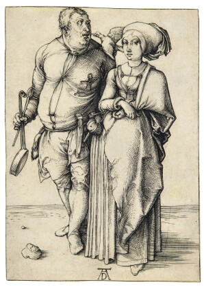 Catalog image of The Cook and his Wife (B. 84; M., Holl. 85)
