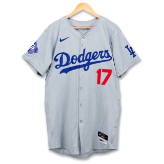 View 1 of Lot 12: Shohei Ohtani 2024 Los Angeles Dodgers Game Worn Jersey | 50/50 Season | Photomatched to 37th Home Run | NL MVP Season | World Series Championship Season