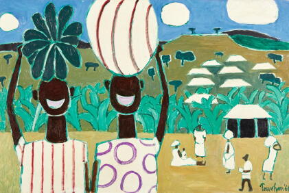 Catalog image of julian trevelyan, r.a. | uganda scene