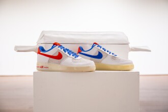 View 1 of Lot 8212: Air Force 1 Supreme Quickstrike 'Year of the Rabbit', 2011  | 兔年款球鞋，2011年