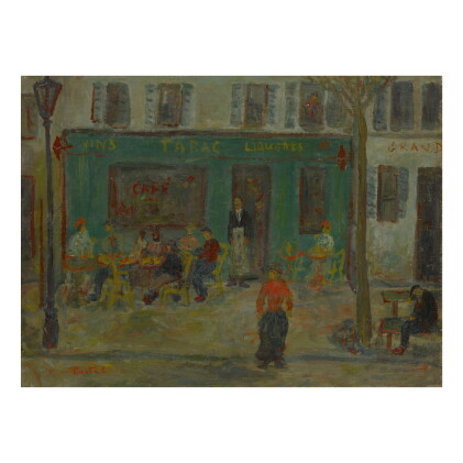 Catalog image of moshe elazar castel | parisian street scene