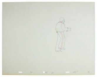 View 1 of Lot 45: [Dennis Hunt] | Five Preliminary Pencil Production Drawings For The Film Yellow Submarine, 1968