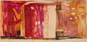 View 1 of Lot 25: Study for Jzanet (Funeral)