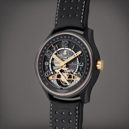 Catalog image of Amvox3 Tourbillon GMT Aston Martin | A limited edition pink gold and ceramic sk…