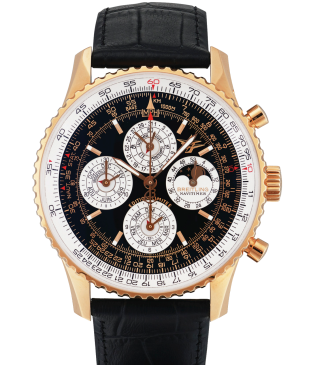 Breitling watch in an auction selling luxury watches