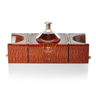 View 1 of Lot 2630: The Macallan 72 Year Old in Lalique, Genesis Decanter 42.0 abv NV (1 BT70)