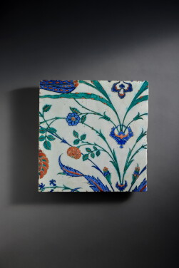 View 1 of Lot 2: An Iznik Pottery Tile, Turkey, circa 1565-1575