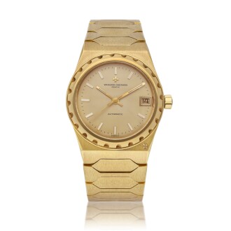 View 1 of Lot 18: 222, Ref. 46003/411 | A yellow gold wristwatch with date and bracelet | Circa 1982
