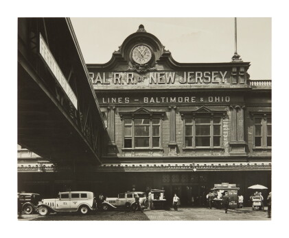 Catalog image of berenice abbott | 'ferry, foot of liberty street, manhattan'