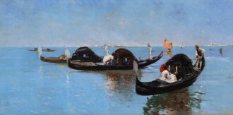 View 1 of Lot 70: Entrance to the Grand Canal, Venice