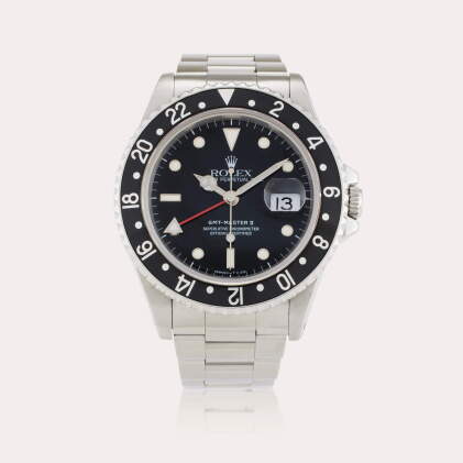 Catalog image of Reference 16710 GMT-Master II | A stainless steel automatic dual time wristwatc…