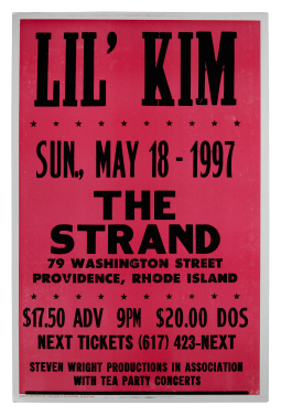 View 1 of Lot 128:  Lil' Kim at The Strand concert poster, 1997