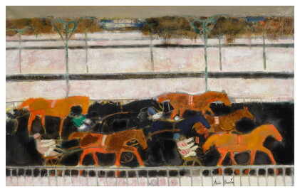 Catalog image of andré brasilier | course à vincennes