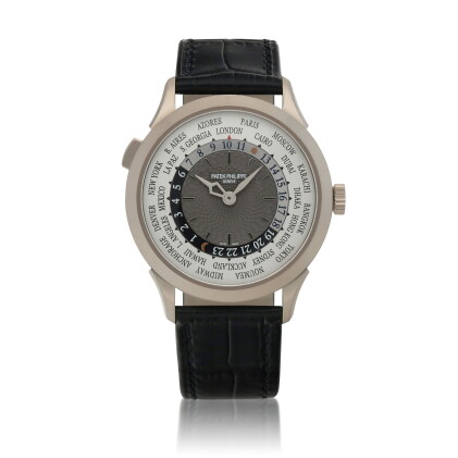 Catalog image of Ref. 5230G-001, White gold world time wristwatch Circa 2016 | 百達翡麗 | 5230G-001型…