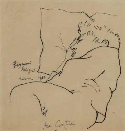 Catalog image of Raymond Radiguet endormi