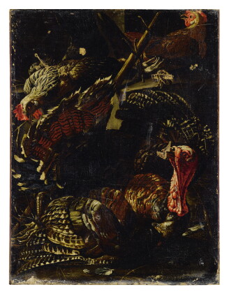 Catalog image of jaques van de kerckhove, called giacomo da castello | a group of fowl captive a…