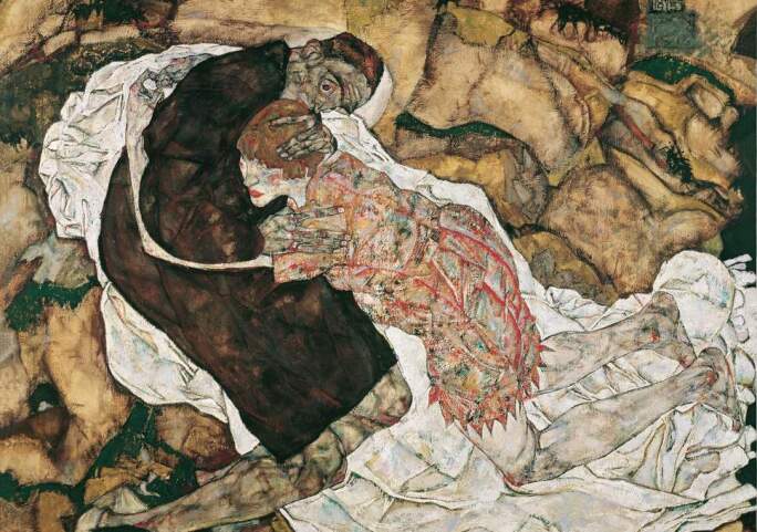 Egon Schiele Death and the Maiden