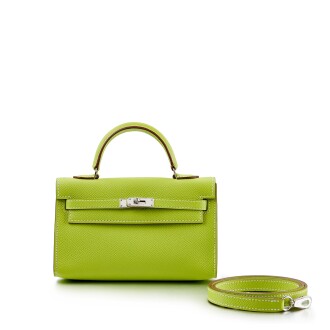 View 1 of Lot 1013: Kiwi Epsom Micro Kelly 15 Palladium Hardware, 2011