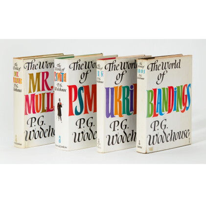 Catalog image of wodehouse, 27 volumes of anthologies