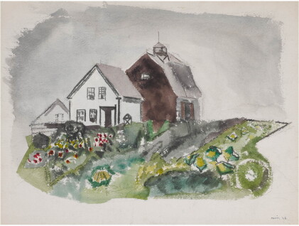 Catalog image of Farm House with Barn, Stonington, Maine