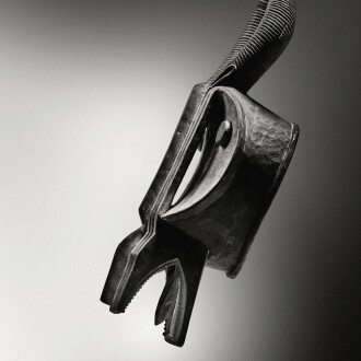 View 1 of Lot 4: Baule Zoomorphic Mask, Côte d'Ivoire