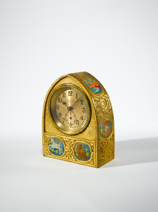 Catalog image of Tiffany Studios, “Zodiac” Clock