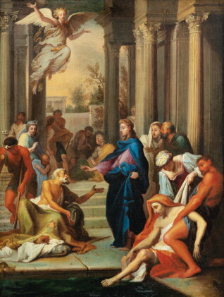 Catalog image of bon boullogne | the healing of a paralytic at bethesda