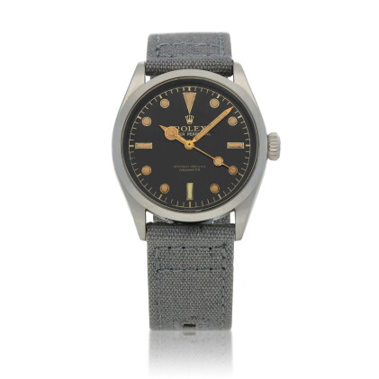 Catalog image of Oyster Perpetual, Ref. 6284, Stainless steel wristwatch with 'Submariner style'…