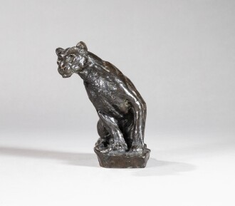 View 1 of Lot 81: Lionne tête penchée